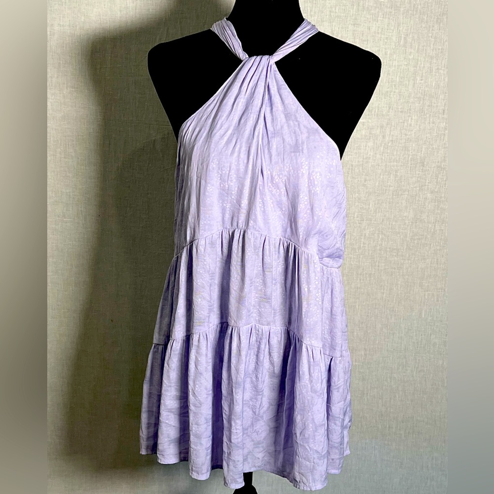 Anthropologie Beautiful Purple‎ Top- Large
